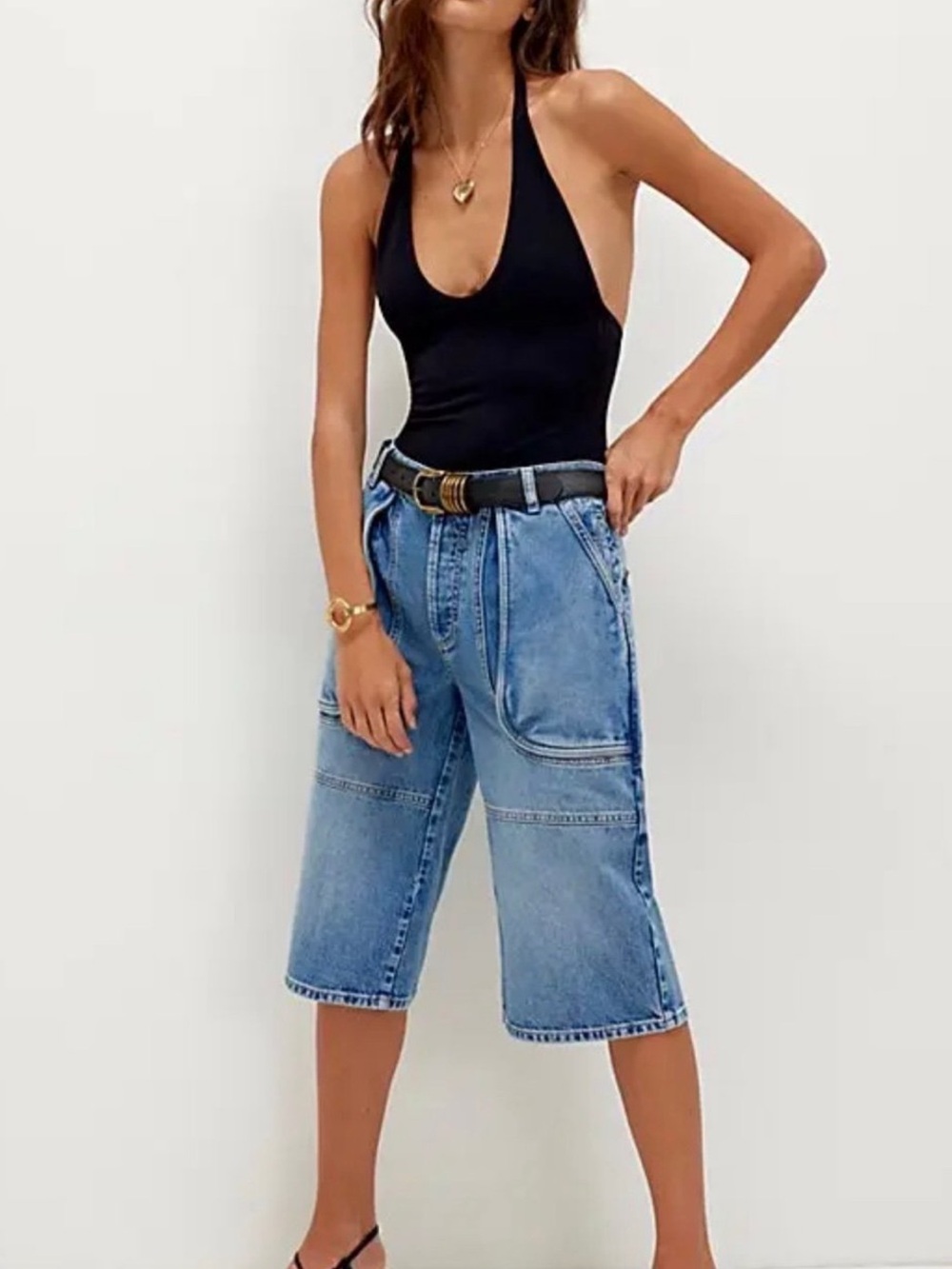 Free People We The Free Havasu Slouchy Cropped Jeans